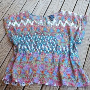 Cropped multi-colored top by Fire Los Angeles